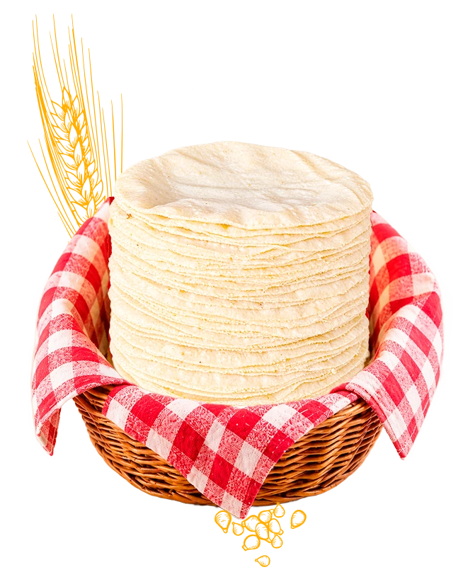 Tortillas en canasta